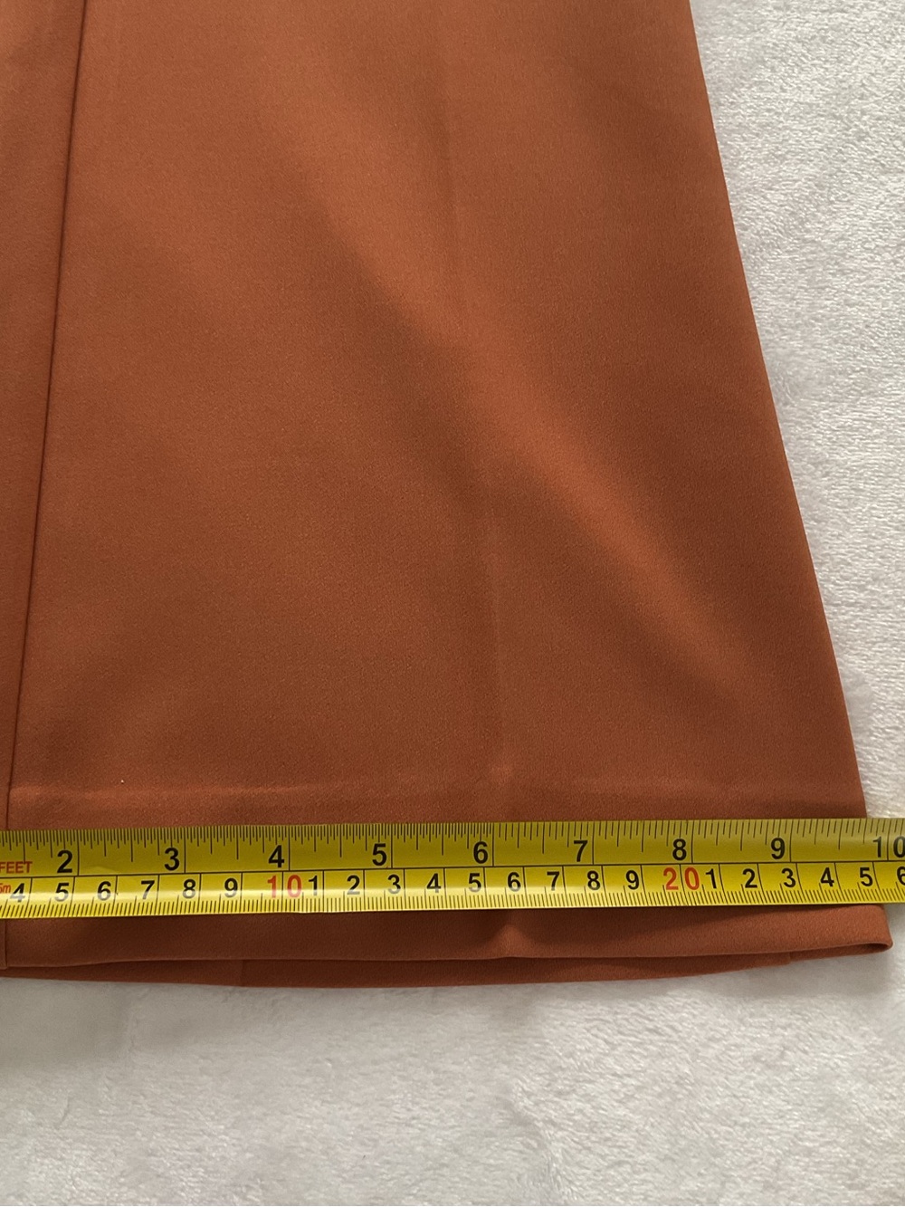 Socialite Rust Leaf High Rise Bootcut Pants Women’s Large Stretch NWT - Picture 10 of 13